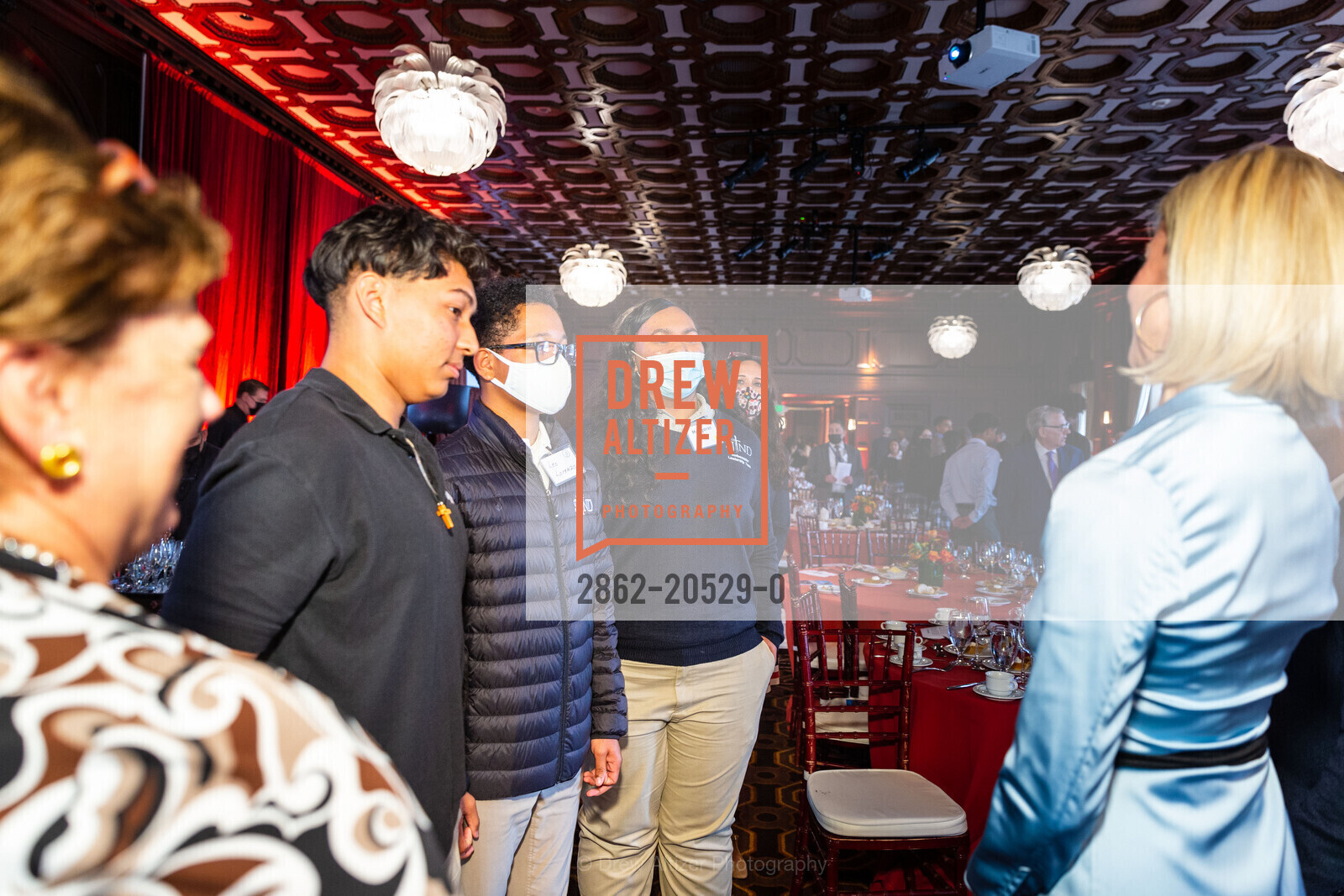 Joshua Pineda, Leo Lorenzo, Margaret Moa, Bay Scholars 8th Annual Thanksgiving Luncheon, The Julia Morgan Ballroom. 465 California St, Photo #2862-20529-0 Joshua Pineda, Leo Lorenzo, Margaret Moa, Photo #2862-20529-0