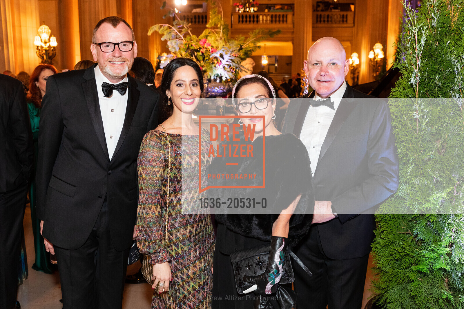 Mark Sullivan, Sherene Melania, Lily Samii, Andy Tidwell, SF Opera Guild's An Evening on the Stage, SF Opera. 301 Van Ness Ave, Photo #1636-20531-0 Mark Sullivan, Sherene Melania, Lily Samii, Andy Tidwell, Photo #1636-20531-0
