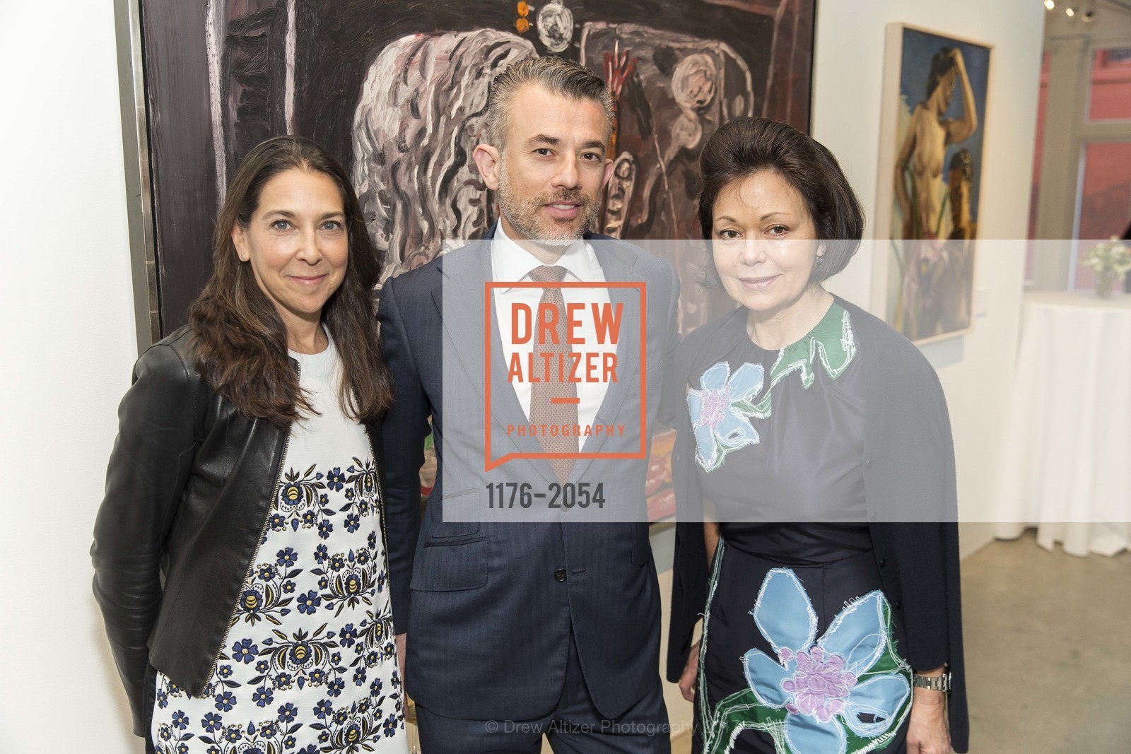 Naomi Baigell, Andrea Danese, Laura Paulson, Christie's Spring Tour 2017, Wendi Norris Gallery. Van 161 Jesse Street, April 20th, 2017, Photo #1176-2054 Naomi Baigell, Andrea Danese, Laura Paulson, Photo #1176-2054