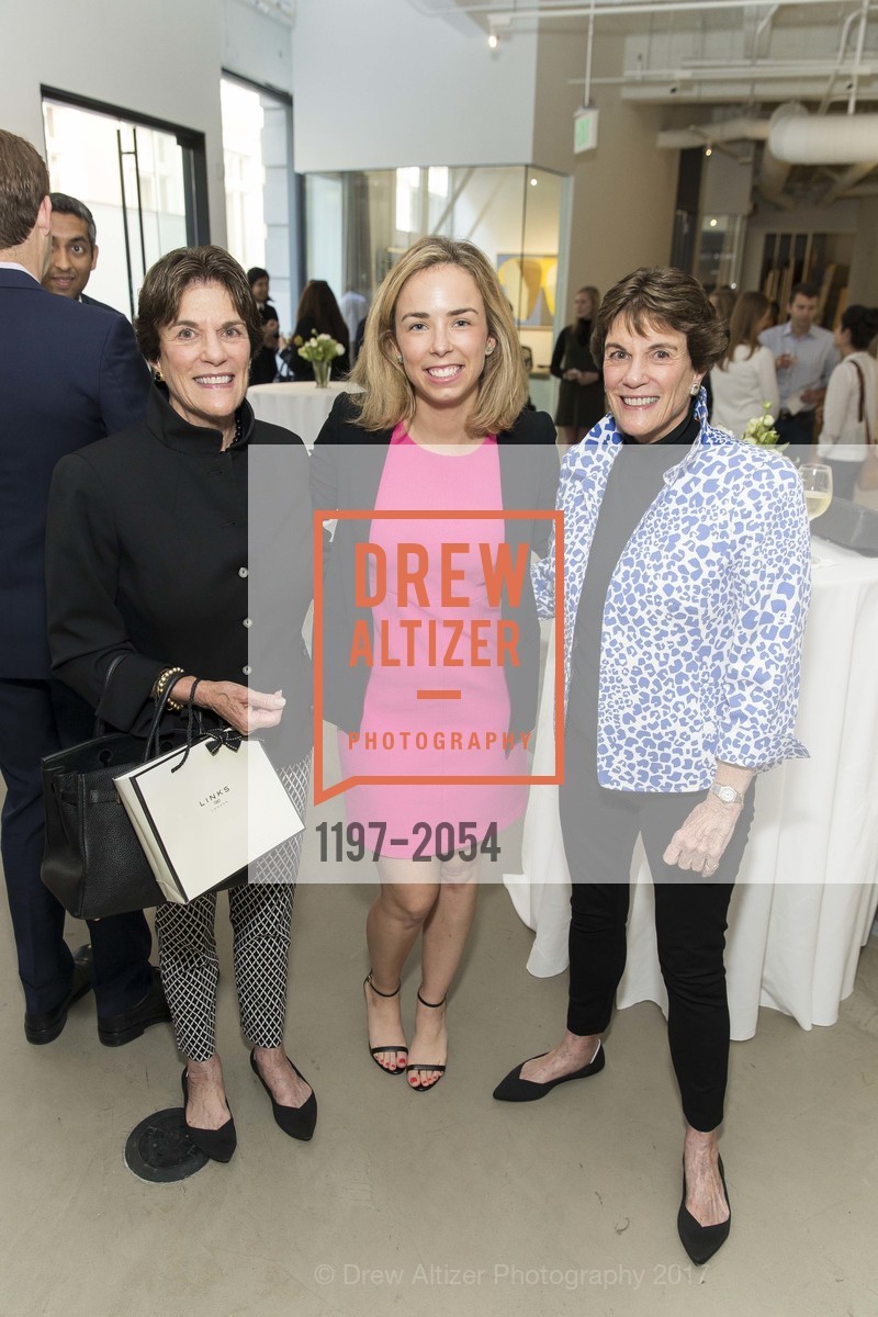 Francie Ostheimer, Christine Aschwald, Glennie Eisele, Christie's Spring Tour 2017, Wendi Norris Gallery. Van 161 Jesse Street, April 20th, 2017, Photo #1197-2054 Francie Ostheimer, Christine Aschwald, Glennie Eisele, Photo #1197-2054