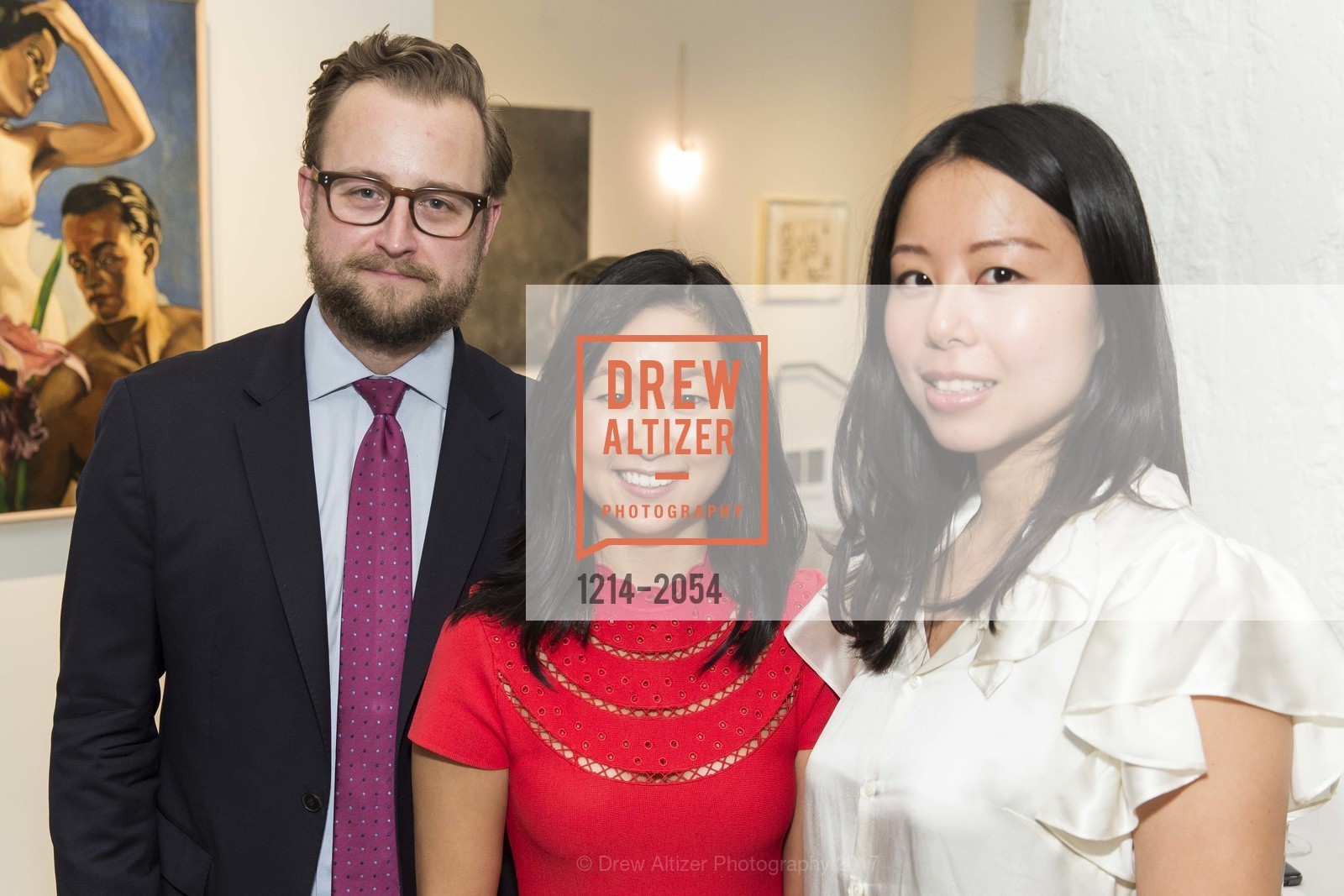 Andrew Lueck, Anna Smith, Rodania Leong, Christie's Spring Tour 2017, Wendi Norris Gallery. Van 161 Jesse Street, April 20th, 2017, Photo #1214-2054 Andrew Lueck, Anna Smith, Rodania Leong, Photo #1214-2054