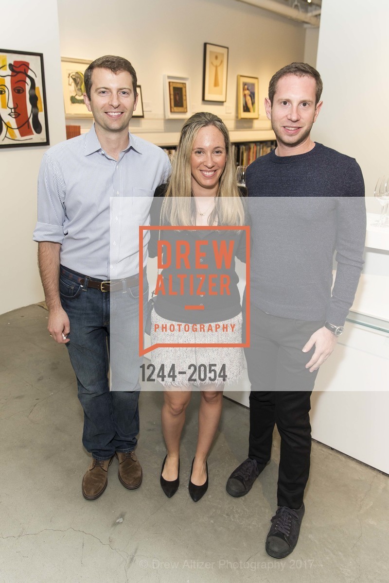 Jory Caulkins, Niczan Stenbrick, Josh Miller, Christie's Spring Tour 2017, Wendi Norris Gallery. Van 161 Jesse Street, April 20th, 2017, Photo #1244-2054 Jory Caulkins, Niczan Stenbrick, Josh Miller, Photo #1244-2054