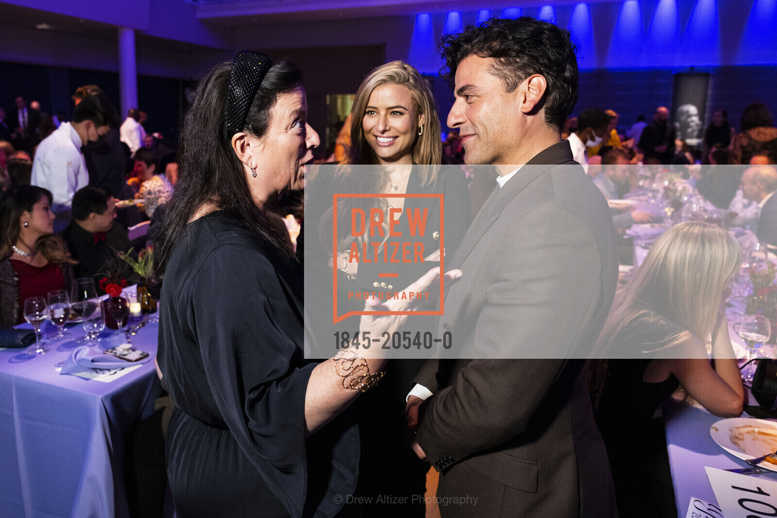 Anne Popkin, Nicole Shipley, Oscar Isaac, SFFILM Awards Night, Yerba Buena Center for the Arts. 701 Mission St, Photo #1845-20540-0 Anne Popkin, Nicole Shipley, Oscar Isaac, Photo #1845-20540-0