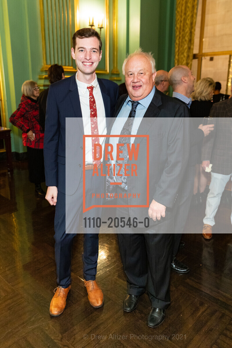 Landy Carey, Bruno Tapolsky, Sotheby's Holiday Party, San Francisco War Memorial & Performing Arts Center. 401 Van Ness Avenues, December 8th, 2021, Photo #1110-20546-0 Landy Carey, Bruno Tapolsky, Photo #1110-20546-0