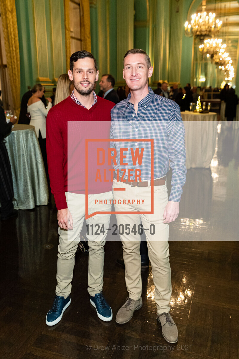 Derek D'Addario, Todd Boozer, Sotheby's Holiday Party, San Francisco War Memorial & Performing Arts Center. 401 Van Ness Avenues, December 8th, 2021, Photo #1124-20546-0 Derek D'Addario, Todd Boozer, Photo #1124-20546-0