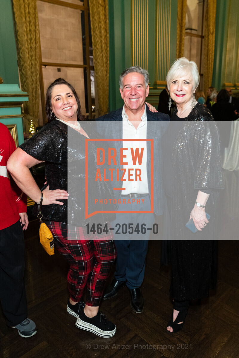 Rachelle Martini, Gregg Lynn, Francine Huss, Sotheby's Holiday Party, San Francisco War Memorial & Performing Arts Center. 401 Van Ness Avenues, December 8th, 2021, Photo #1464-20546-0 Rachelle Martini, Gregg Lynn, Francine Huss, Photo #1464-20546-0