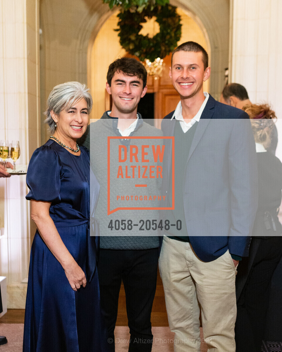 Yvette Robbins, Dunham McBride, Wilson Sherman, Gordon Getty's 88th Birthday Party, Private Residence, December 11th, 2021, Photo #4058-20548-0 Yvette Robbins, Dunham McBride, Wilson Sherman, Photo #4058-20548-0