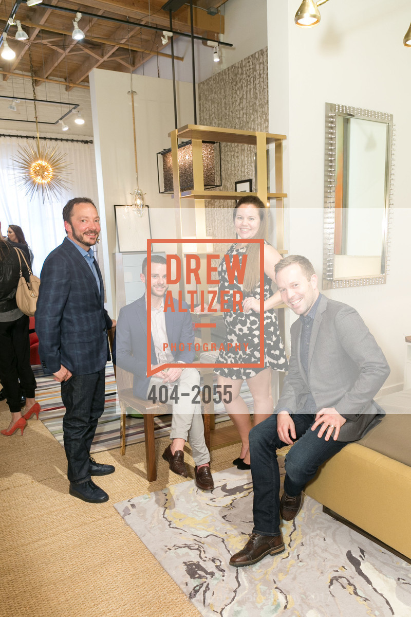 Peter West, Patrick Merriman, Danielle Giglione, Jerrick Hunt, SFC&G Event at Hewn, Hewn, April 20th, 2017, Photo #404-2055 Peter West, Patrick Merriman, Danielle Giglione, Jerrick Hunt, Photo #404-2055