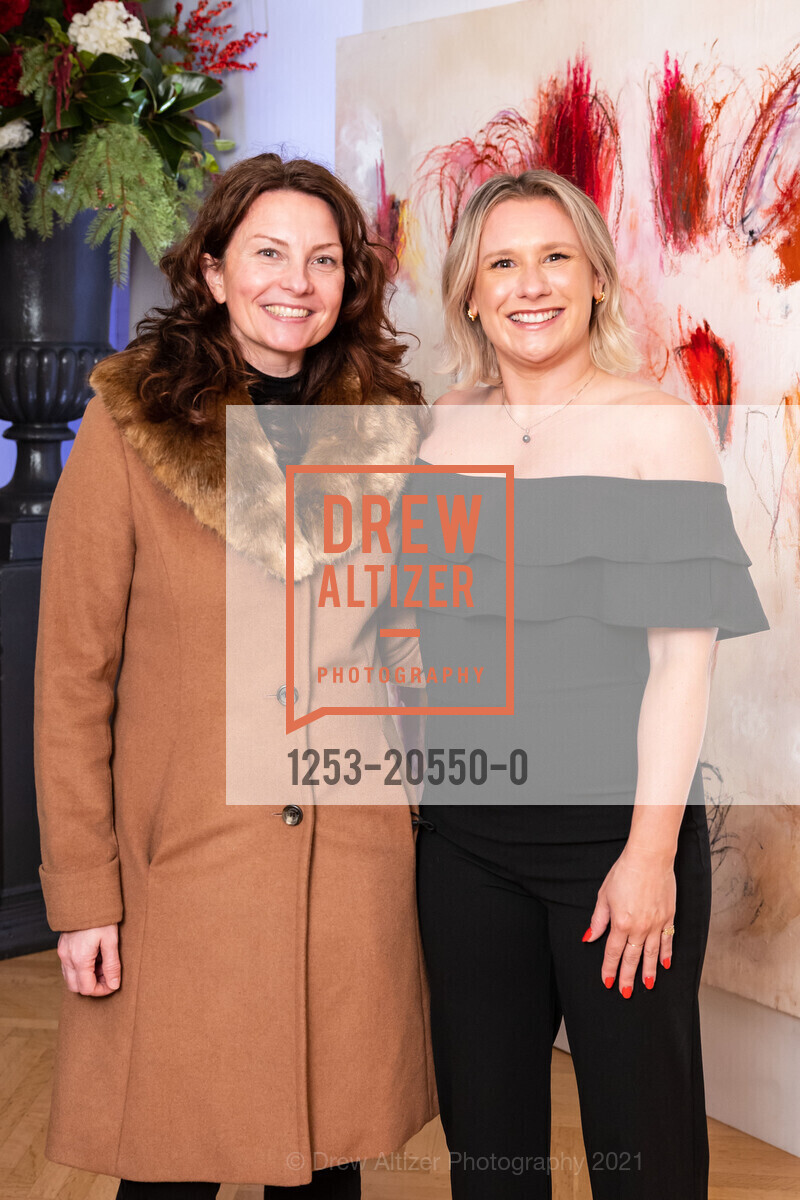 Kelly Faulkner, Courtney Duvendack, Chasing Angels: Exciting New Paintings by Patrick King, Private Res, December 13th, 2021, Photo #1253-20550-0 Kelly Faulkner, Courtney Duvendack, Photo #1253-20550-0