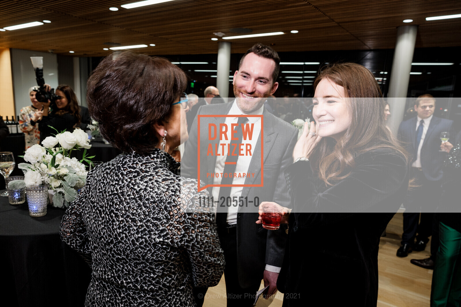 Danielle Ames Spivak, Justin Pressman, Diane Zack, Israel Philharmonic San Francisco Gala, San Francisco Conservatory of Music. 50 Oak St, December 12th, 2021, Photo #1111-20551-0 Danielle Ames Spivak, Justin Pressman, Diane Zack, Photo #1111-20551-0