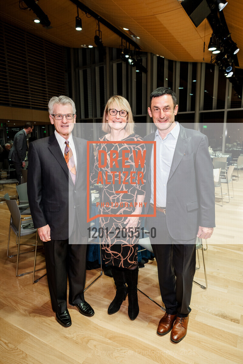 David Becker, Ann Peckenpaugh Becker, Zack Rinat, Israel Philharmonic San Francisco Gala, San Francisco Conservatory of Music. 50 Oak St, December 12th, 2021, Photo #1201-20551-0 David Becker, Ann Peckenpaugh Becker, Zack Rinat, Photo #1201-20551-0