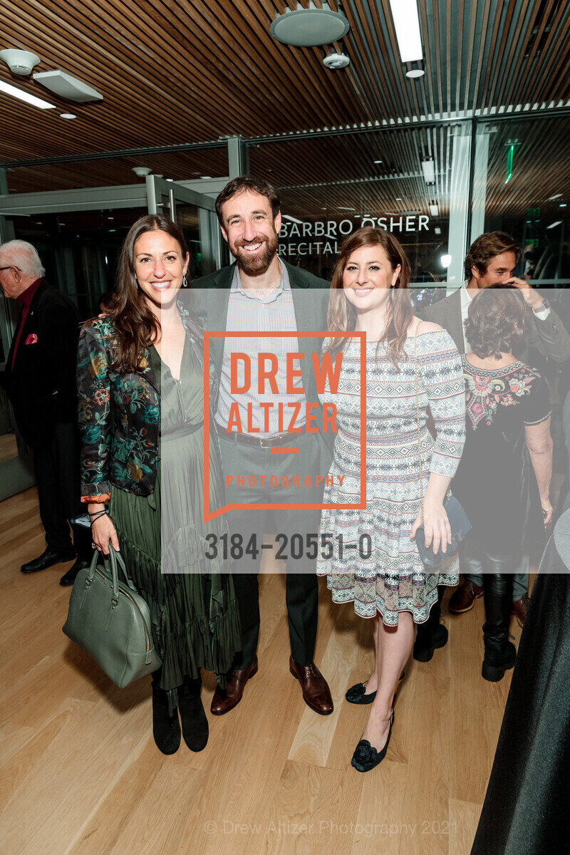 Shira Weissman, Daniel Rabin, Margalit Rosenblatt, Israel Philharmonic San Francisco Gala, San Francisco Conservatory of Music. 50 Oak St, December 12th, 2021, Photo #3184-20551-0 Shira Weissman, Daniel Rabin, Margalit Rosenblatt, Photo #3184-20551-0