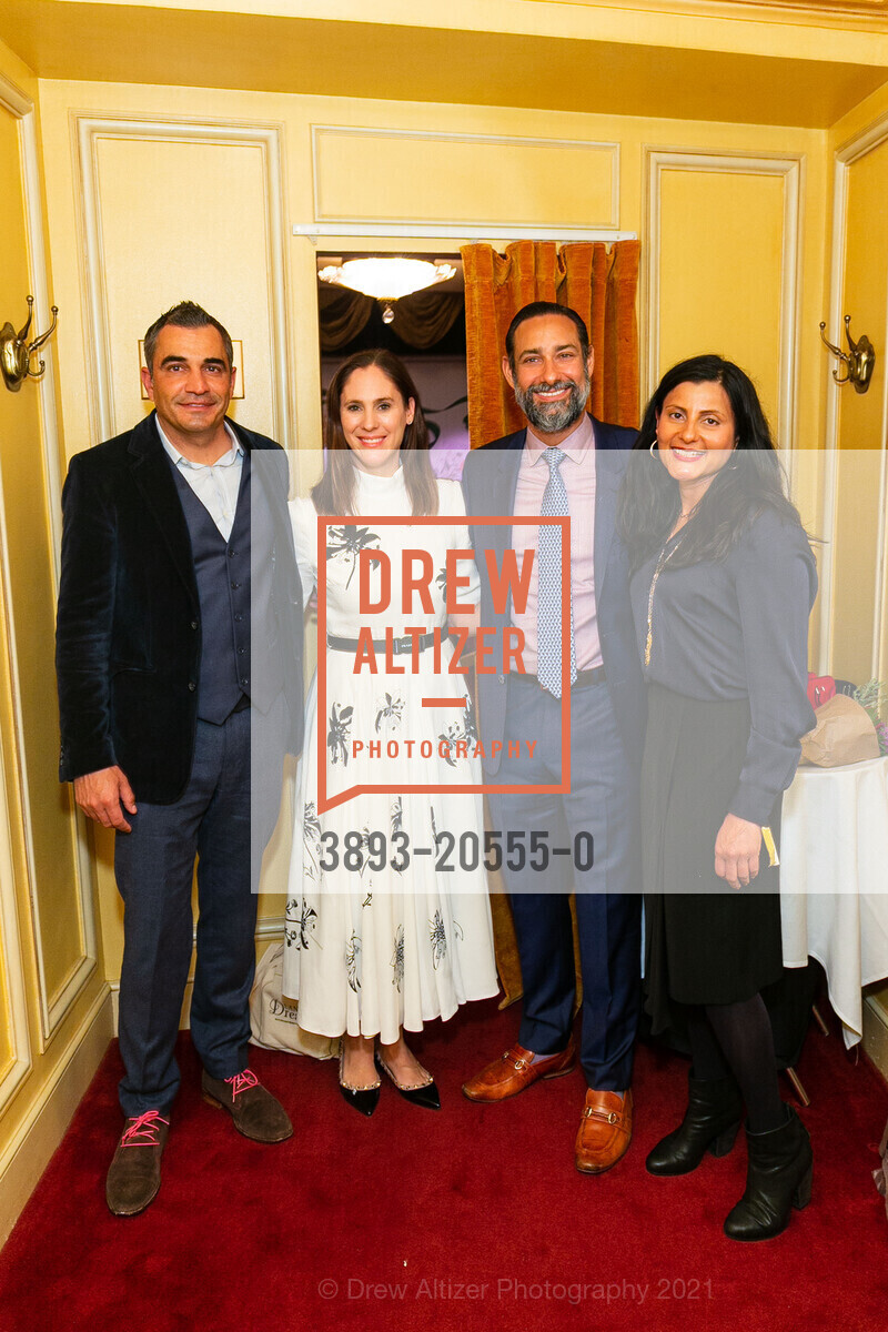 Ruben Kalra, Kristin Chandna, Rishi Chandna, Supriya Batra, Nutcracker Benefit Luncheon: Land of Dreams, Zellerbach Rehearsal Hall. 300 Franklin St, December 12th, 2021, Photo #3893-20555-0 Ruben Kalra, Kristin Chandna, Rishi Chandna, Supriya Batra, Photo #3893-20555-0