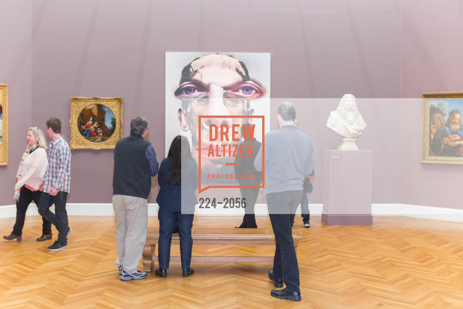 Atmosphere, Urs Fischer Opening at the Legion of Honor and Fiorella, Legion of Honor, April 20th, 2017, Photo #224-2056 Atmosphere, Photo #224-2056