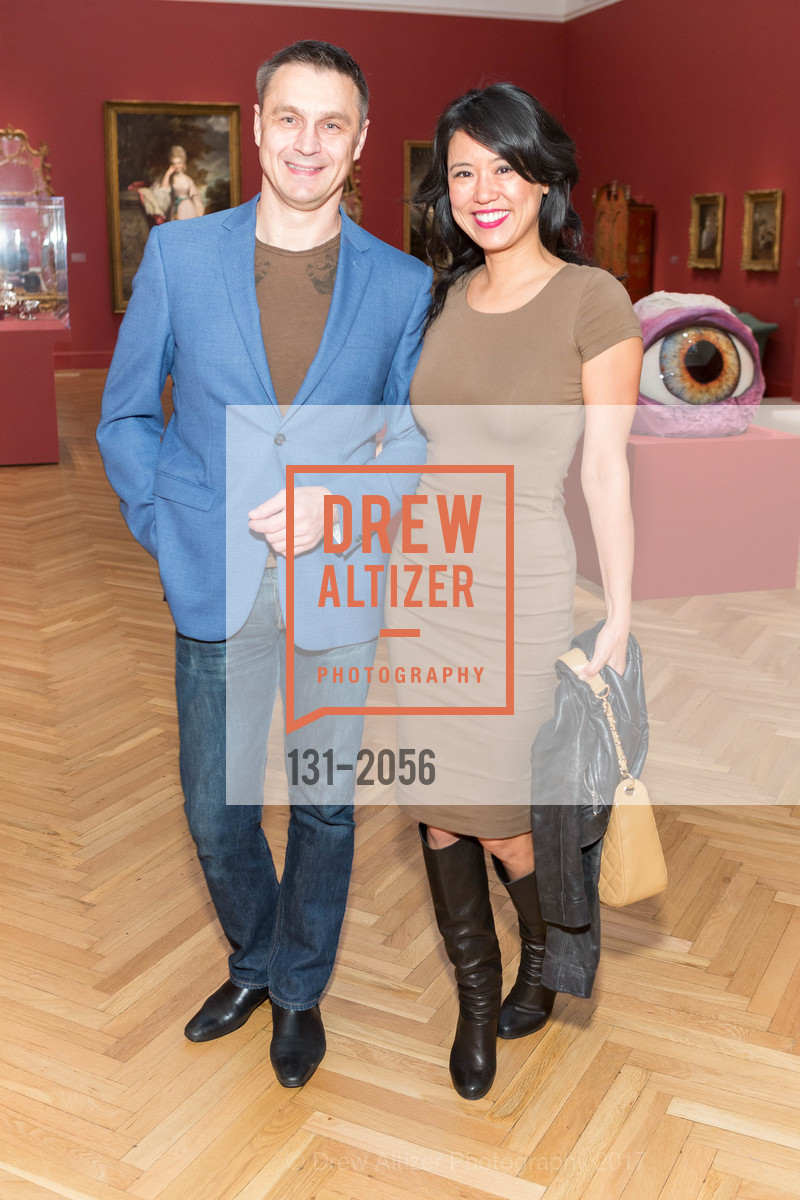 Vadim Mebuchim, Liberty Huang, Urs Fischer Opening at the Legion of Honor and Fiorella, Legion of Honor, April 20th, 2017