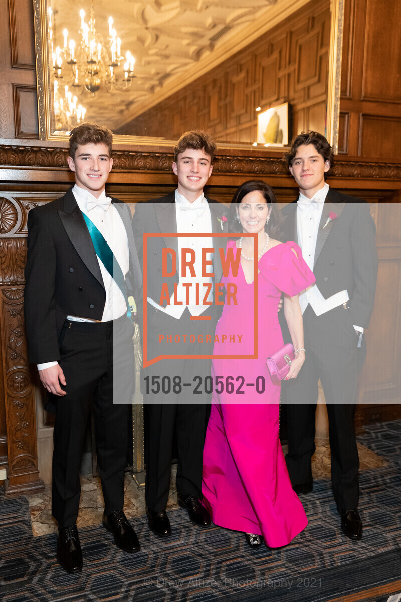 Jackson Giovara, Theodore Sterling Dobos Jr., Stacey Dobos, Nicholas Casper Aliaga, San Francisco Debutante Ball 2021, St. Francis Hotel, December 19th, 2021, Photo #1508-20562-0 Jackson Giovara, Theodore Sterling Dobos Jr., Stacey Dobos, Nicholas Casper Aliaga, Photo #1508-20562-0
