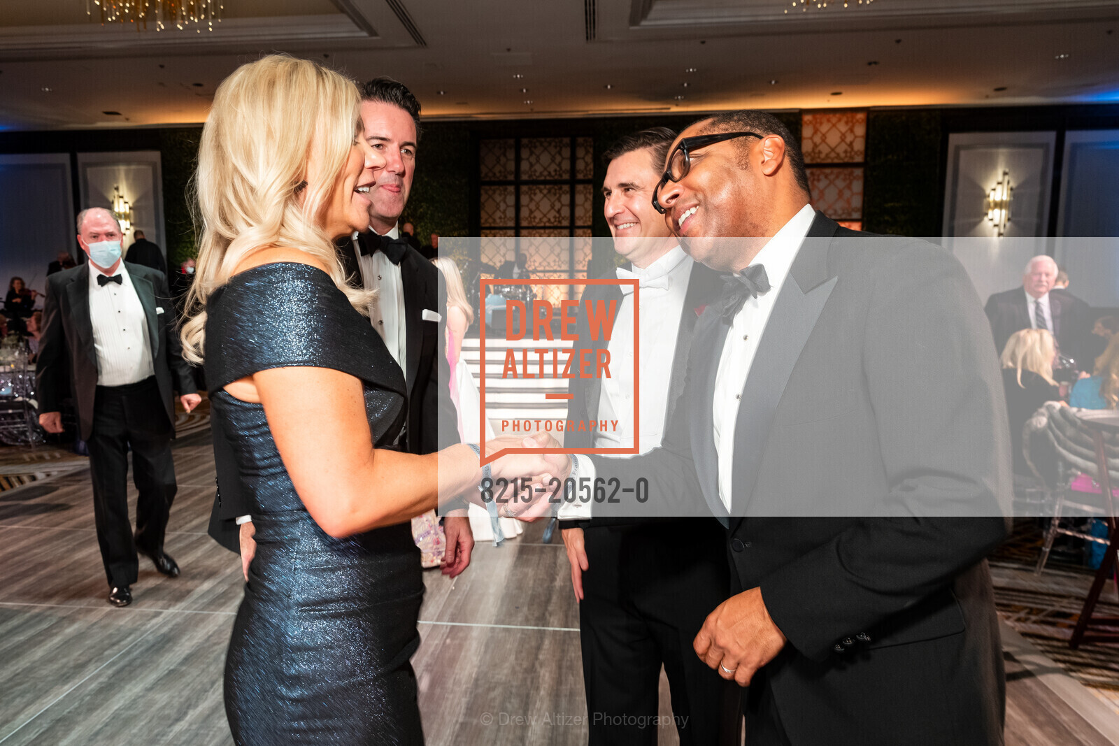 Jill Burns, Rod Burns, Robert Pedrero, Eric Price, San Francisco Debutante Ball 2021, St. Francis Hotel, Photo #8215-20562-0 Jill Burns, Rod Burns, Robert Pedrero, Eric Price, Photo #8215-20562-0