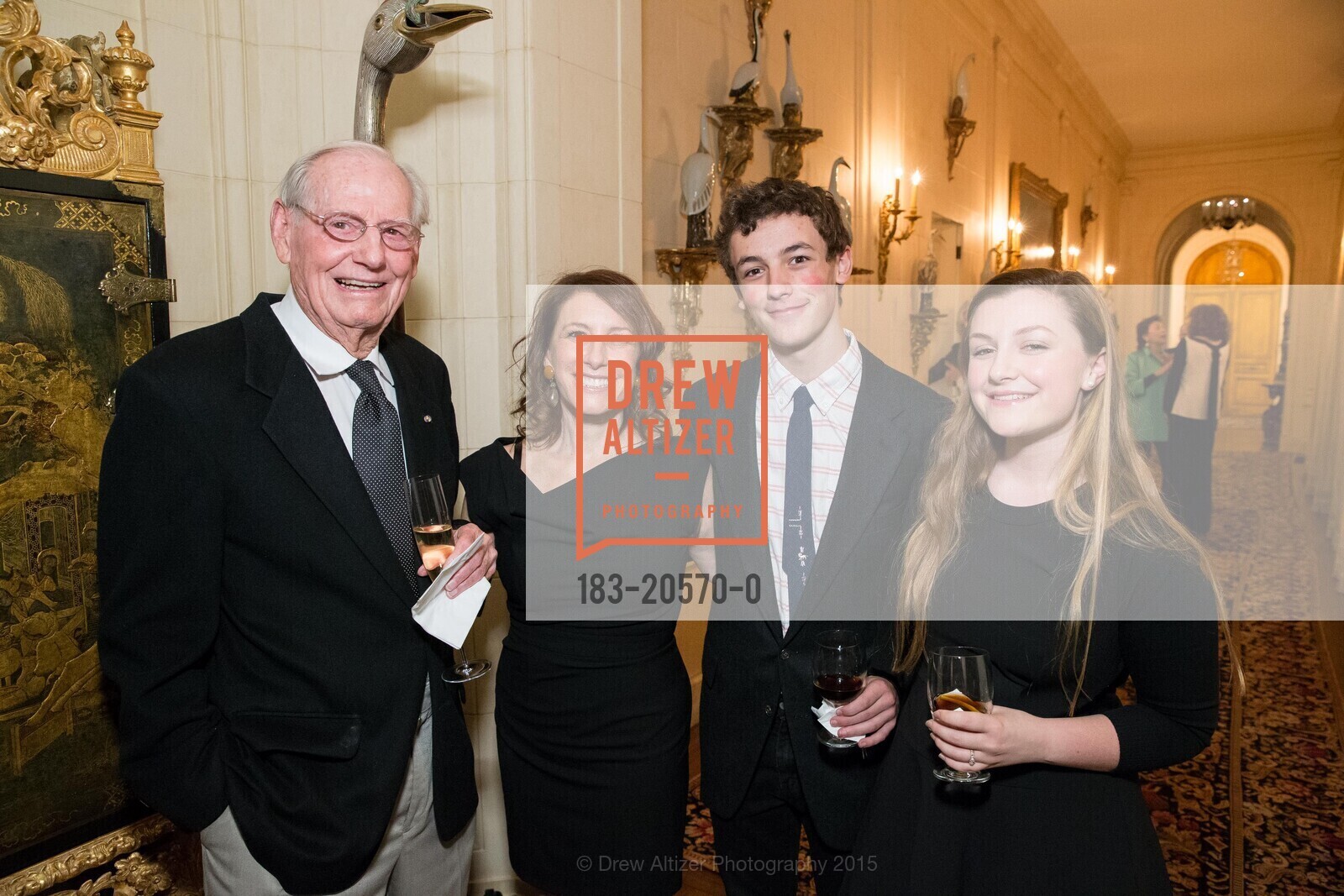 Wayne Thiebaud, Jeremy Stone, Hudson Matz, Lucy Matz, In Memoriam: Wayne Thiebaud, Various, January 25th, 2015, Photo #183-20570-0 Wayne Thiebaud, Jeremy Stone, Hudson Matz, Lucy Matz, Photo #183-20570-0