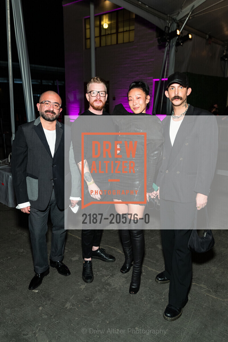 Miguel Lopez, Martin Justesen, Sonya Yu, John Ross Thomas, FOG Design + Art Preview Gala, Fort Mason Center Festival Pavilion. Marina Blvd, Photo #2187-20576-0 Miguel Lopez, Martin Justesen, Sonya Yu, John Ross Thomas, Photo #2187-20576-0