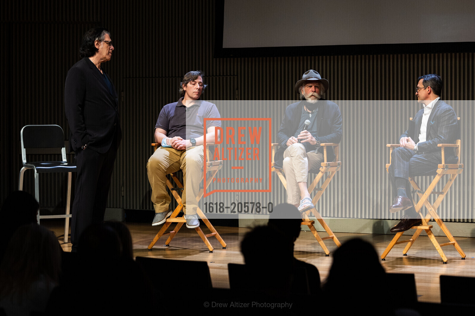 Chris Fitzsimmons, Bob Weir, Eduardo Dolhun, Stan Slap, FOG Private Film Screening, SFJAZZ. 201 Franklin St, Photo #1618-20578-0 Chris Fitzsimmons, Bob Weir, Eduardo Dolhun, Stan Slap, Photo #1618-20578-0