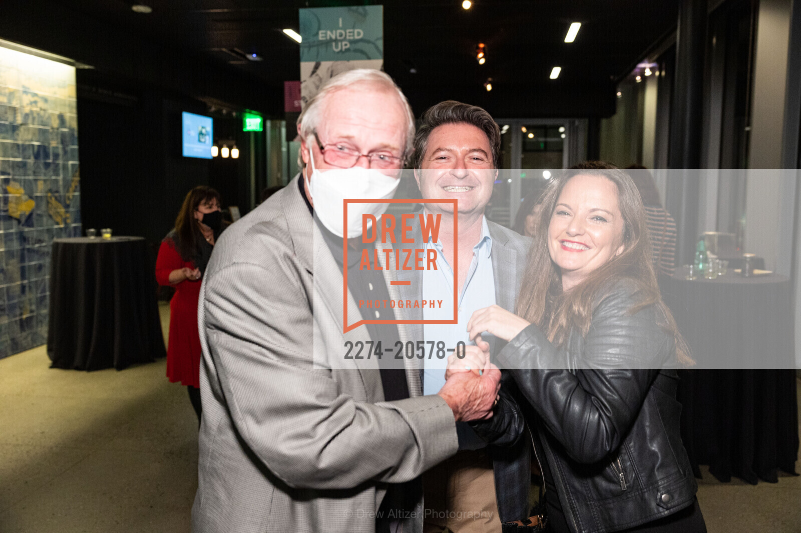 Lauren Staral, Boris Oak, Blerta Kumbaro, FOG Private Film Screening, SFJAZZ. 201 Franklin St, Photo #2274-20578-0 Lauren Staral, Boris Oak, Blerta Kumbaro, Photo #2274-20578-0