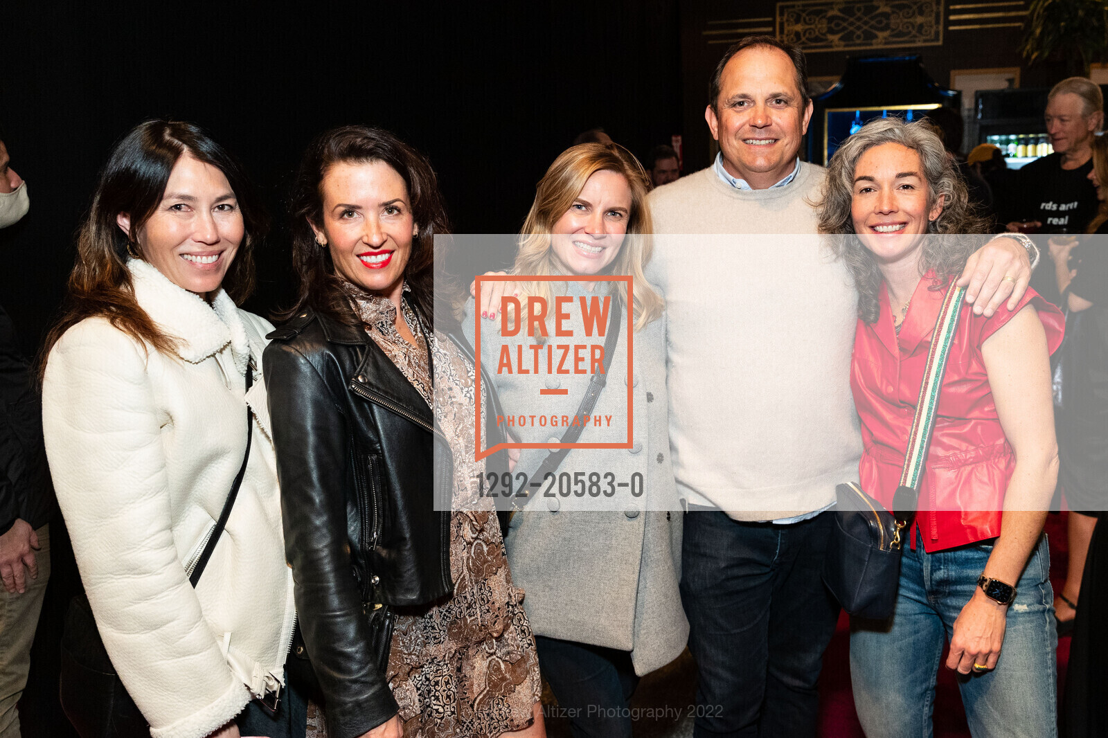Sasha Diedrich, Erin Thompson, Makenzie Ward, Todd Johnson, Allison Atwood, Imagine Picasso Press Preview, Skylight at The Armory. 1800 Mission St, February 8th, 2022, Photo #1292-20583-0 Sasha Diedrich, Erin Thompson, Makenzie Ward, Todd Johnson, Allison Atwood, Photo #1292-20583-0