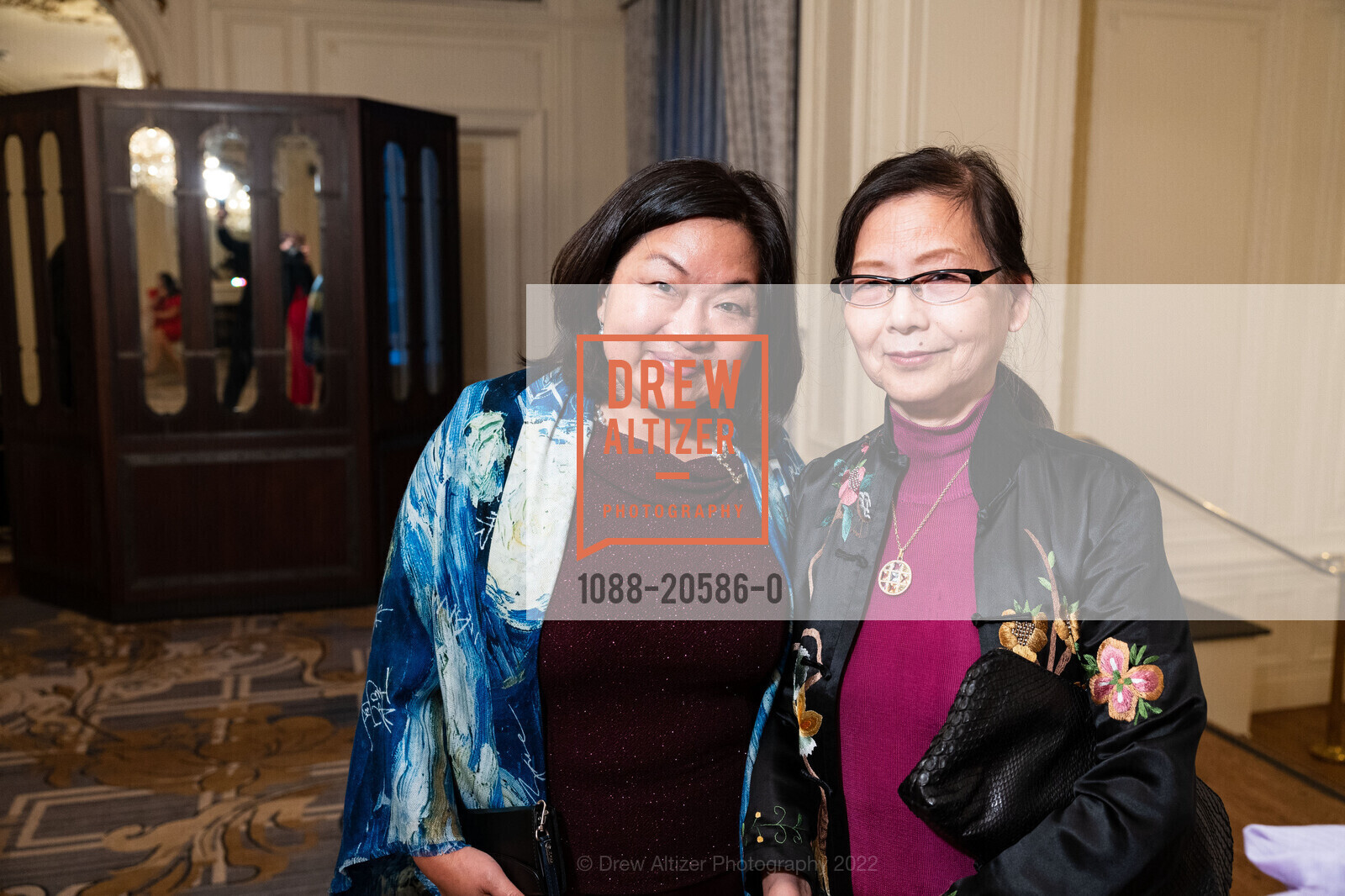 Lin Sun-Hoffman, Su Zhang, SF Ballet Hosts Yuan Yuan Tan’s 25th Anniversary Dinner, Palace Hotel. 2 Montgomery St, February 13th, 2022, Photo #1088-20586-0 Lin Sun-Hoffman, Su Zhang, Photo #1088-20586-0