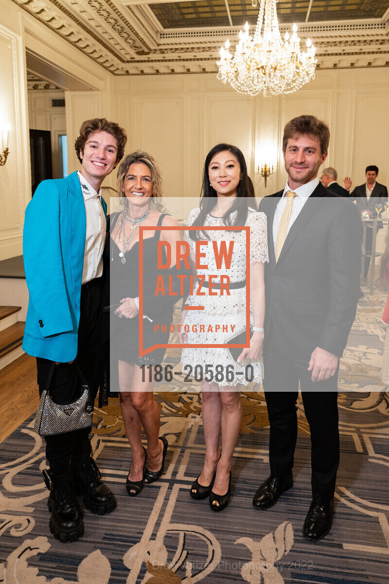 Luca Ferro, Lisa Giannone, Misa Kuranaga, Nick Noone, SF Ballet Hosts Yuan Yuan Tan’s 25th Anniversary Dinner, Palace Hotel. 2 Montgomery St, February 13th, 2022, Photo #1186-20586-0 Luca Ferro, Lisa Giannone, Misa Kuranaga, Nick Noone, Photo #1186-20586-0