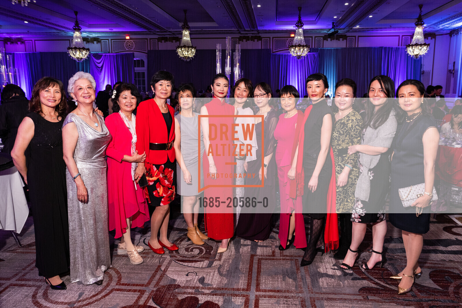 Anna Xu, Marsha Liu, Yuan Yuan Tan, Eve Zhang, Jing Lin, Wei Wei Prior, SF Ballet Hosts Yuan Yuan Tan’s 25th Anniversary Dinner, Palace Hotel. 2 Montgomery St, February 13th, 2022, Photo #1685-20586-0 Anna Xu, Marsha Liu, Yuan Yuan Tan, Eve Zhang, Jing Lin, Wei Wei Prior, Photo #1685-20586-0