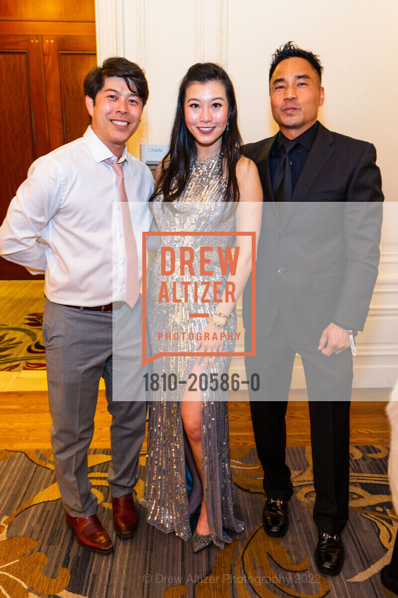 Steve Seto, Helen Cheung, Michael Tung, SF Ballet Hosts Yuan Yuan Tan’s 25th Anniversary Dinner, Palace Hotel. 2 Montgomery St, February 13th, 2022, Photo #1810-20586-0 Steve Seto, Helen Cheung, Michael Tung, Photo #1810-20586-0