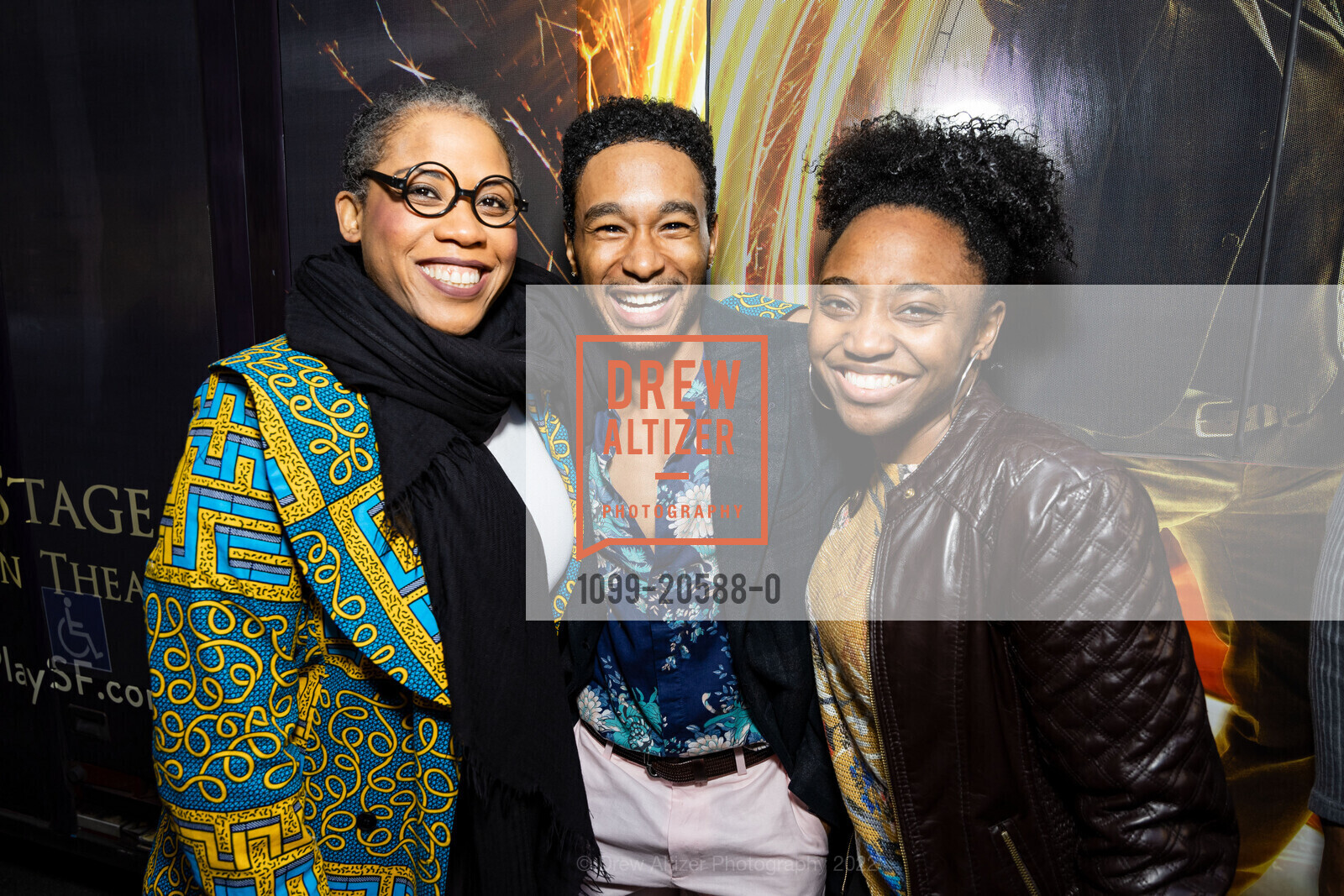 Eleasha Gamble, Chance Marshaun Hill, Chante Odom, Harry Potter and the Cursed Child Opening Night SF, Curran Theater. 445 Geary St, February 24th, 2022, Photo #1099-20588-0 Eleasha Gamble, Chance Marshaun Hill, Chante Odom, Photo #1099-20588-0