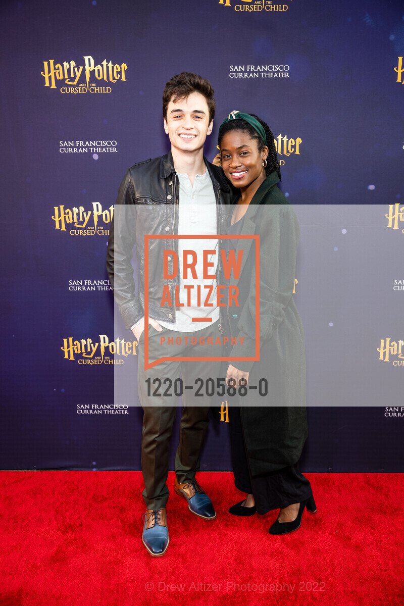Ben Papac, Folami Williams, Harry Potter and the Cursed Child Opening Night SF, Curran Theater. 445 Geary St, February 24th, 2022, Photo #1220-20588-0 Ben Papac, Folami Williams, Photo #1220-20588-0