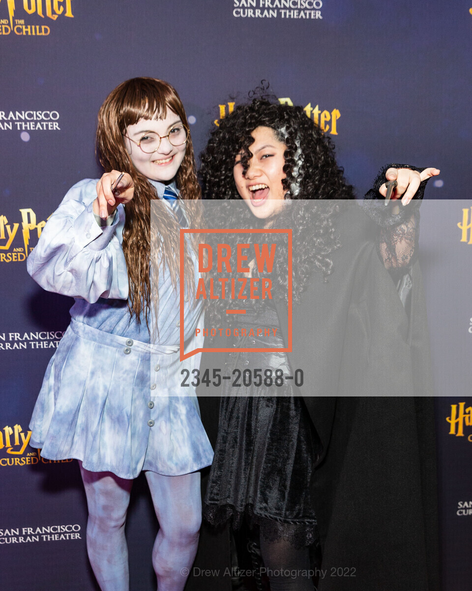 Liliana Teague, Michelle Jo, Harry Potter and the Cursed Child Opening Night SF, Curran Theater. 445 Geary St, February 24th, 2022, Photo #2345-20588-0 Liliana Teague, Michelle Jo, Photo #2345-20588-0
