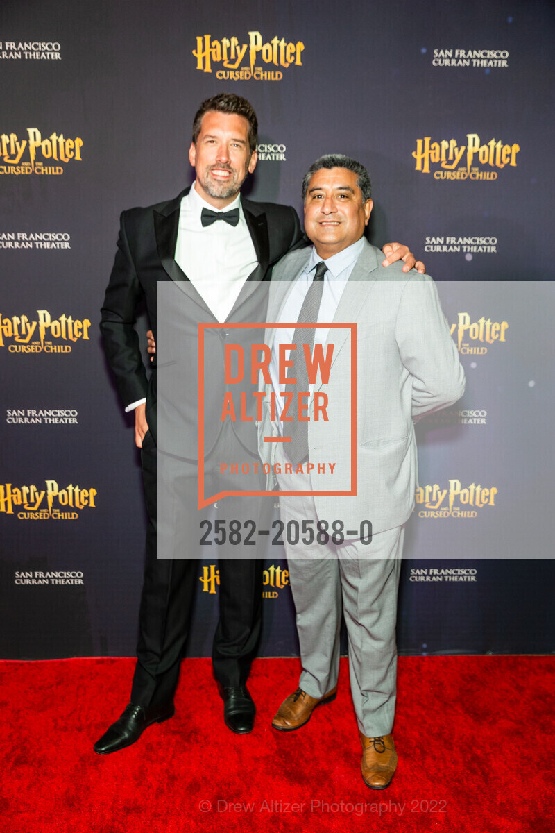 Rainier Koeners, Mark Luevano, Harry Potter and the Cursed Child Opening Night SF, Curran Theater. 445 Geary St, February 24th, 2022, Photo #2582-20588-0 Rainier Koeners, Mark Luevano, Photo #2582-20588-0
