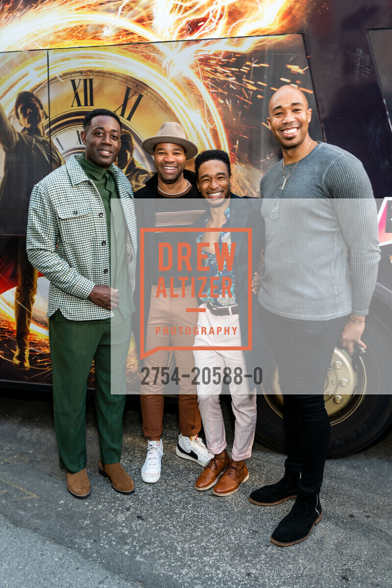 Gary-Kayi Fletcher, Chadd Alexander, Chance Marshaun Hill, Jamyl Dobson, Harry Potter and the Cursed Child Opening Night SF, Curran Theater. 445 Geary St, February 24th, 2022, Photo #2754-20588-0 Gary-Kayi Fletcher, Chadd Alexander, Chance Marshaun Hill, Jamyl Dobson, Photo #2754-20588-0
