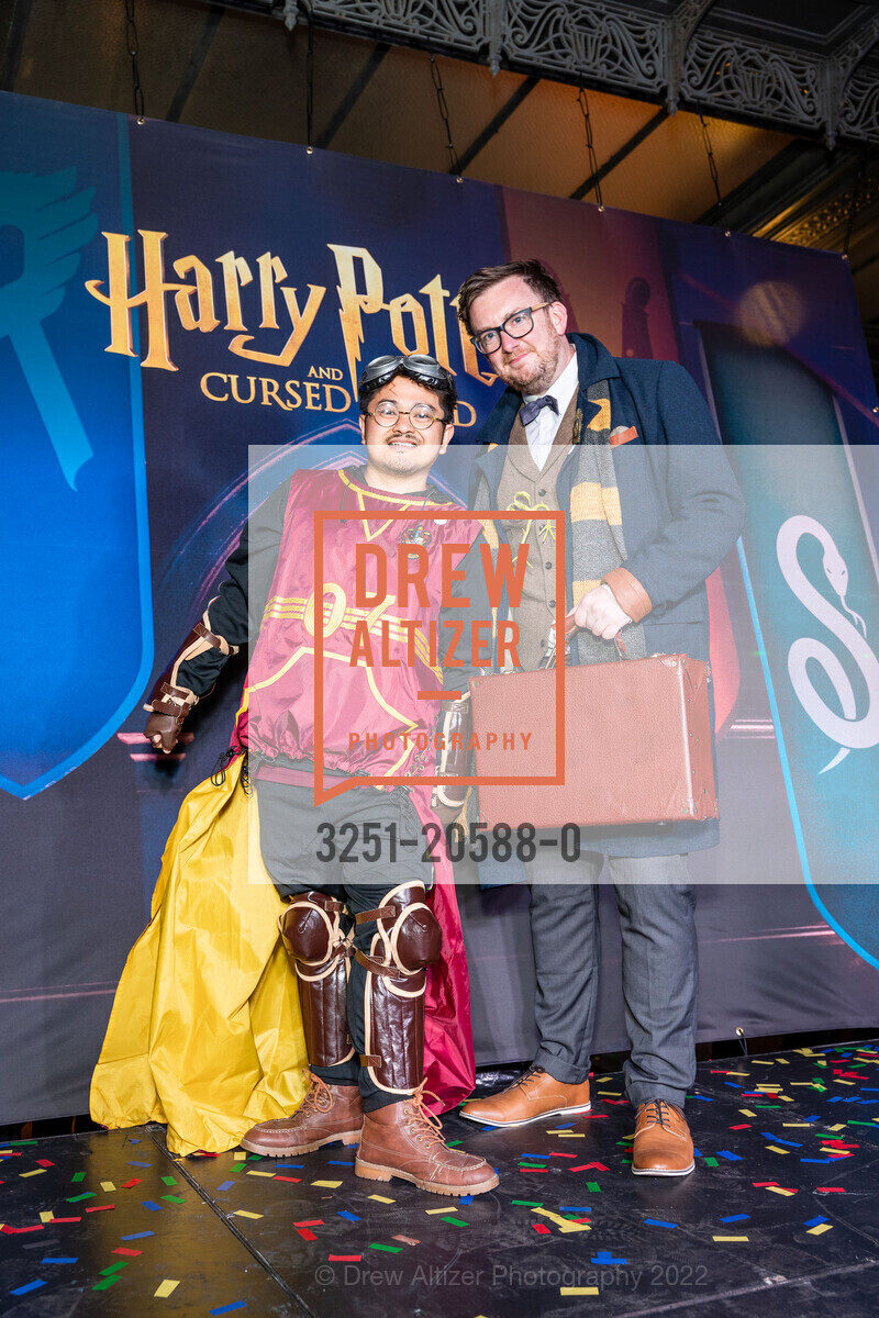 Leif Estrada, Rob Tangstrom, Harry Potter and the Cursed Child Opening Night SF, Curran Theater. 445 Geary St, February 24th, 2022, Photo #3251-20588-0 Leif Estrada, Rob Tangstrom, Photo #3251-20588-0