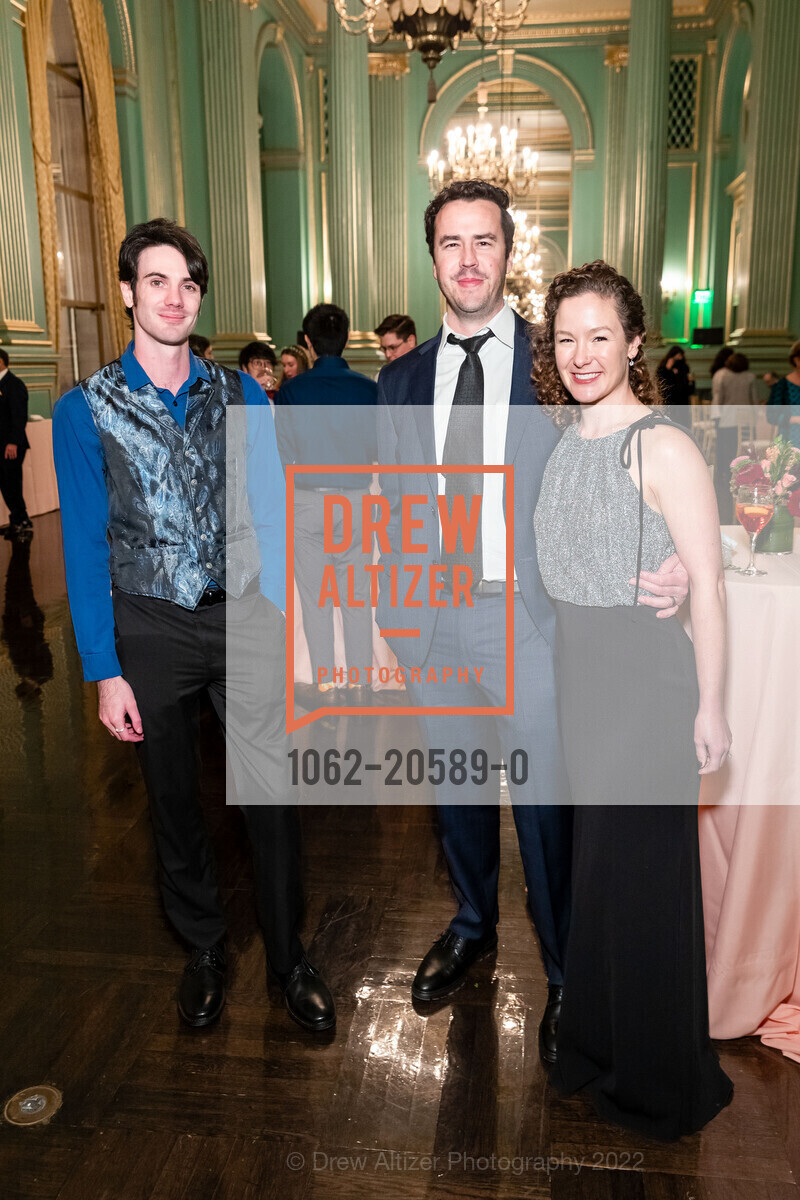 Jeremy Gleick, Travis Lowe, Julie Lowe, Kalla Vieaux hosts Save Venice Fundraiser with 50x50, San Francisco, The Green Room. 401 Van Ness Avenue, February 24th, 2022, Photo #1062-20589-0 Jeremy Gleick, Travis Lowe, Julie Lowe, Photo #1062-20589-0