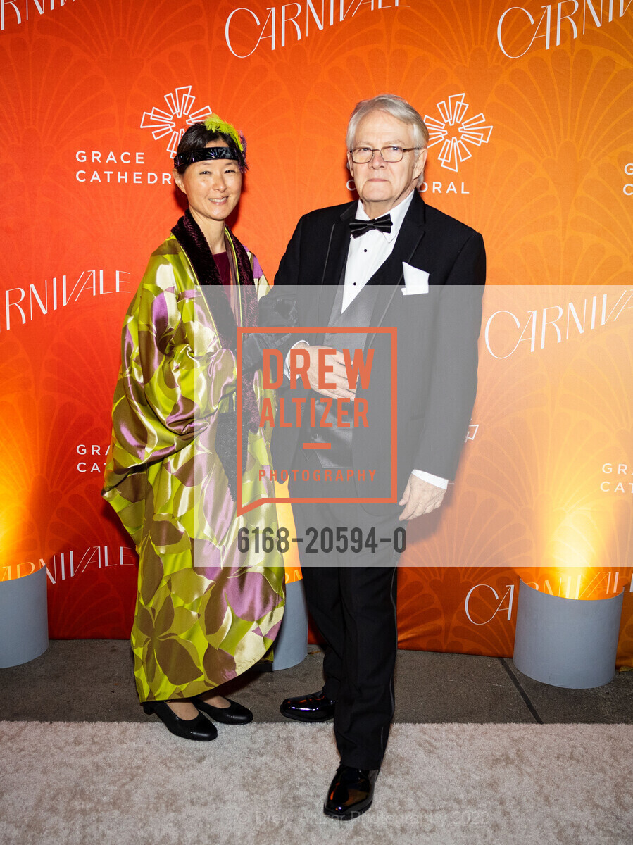 Lisa Wong, Terry Shelton, Grace Cathedral 2022 Carnivale Gala, Grace Cathedral. 1100 California Street, March 1st, 2022, Photo #6168-20594-0 Lisa Wong, Terry Shelton, Photo #6168-20594-0