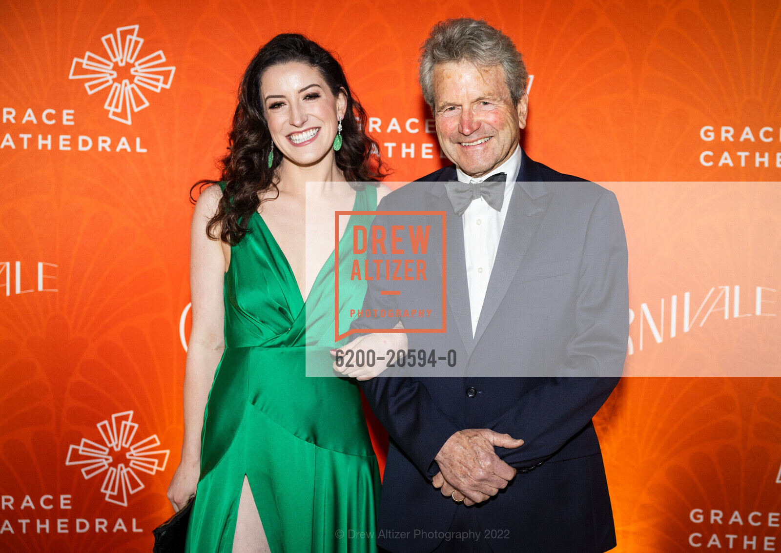 Charlotte Bowles, Henry Bowles, Grace Cathedral 2022 Carnivale Gala, Grace Cathedral. 1100 California Street, March 1st, 2022, Photo #6200-20594-0 Charlotte Bowles, Henry Bowles, Photo #6200-20594-0