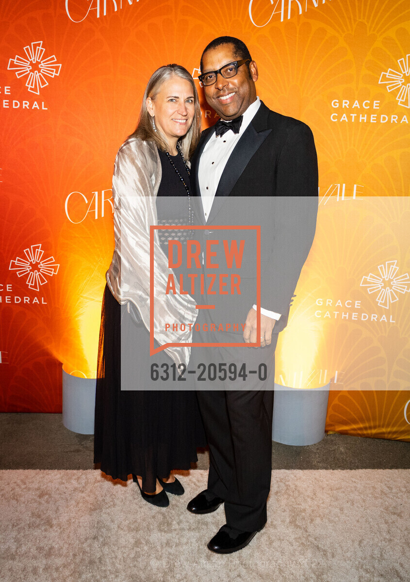Amy Price, Garrett Price, Grace Cathedral 2022 Carnivale Gala, Grace Cathedral. 1100 California Street, March 1st, 2022, Photo #6312-20594-0 Amy Price, Garrett Price, Photo #6312-20594-0