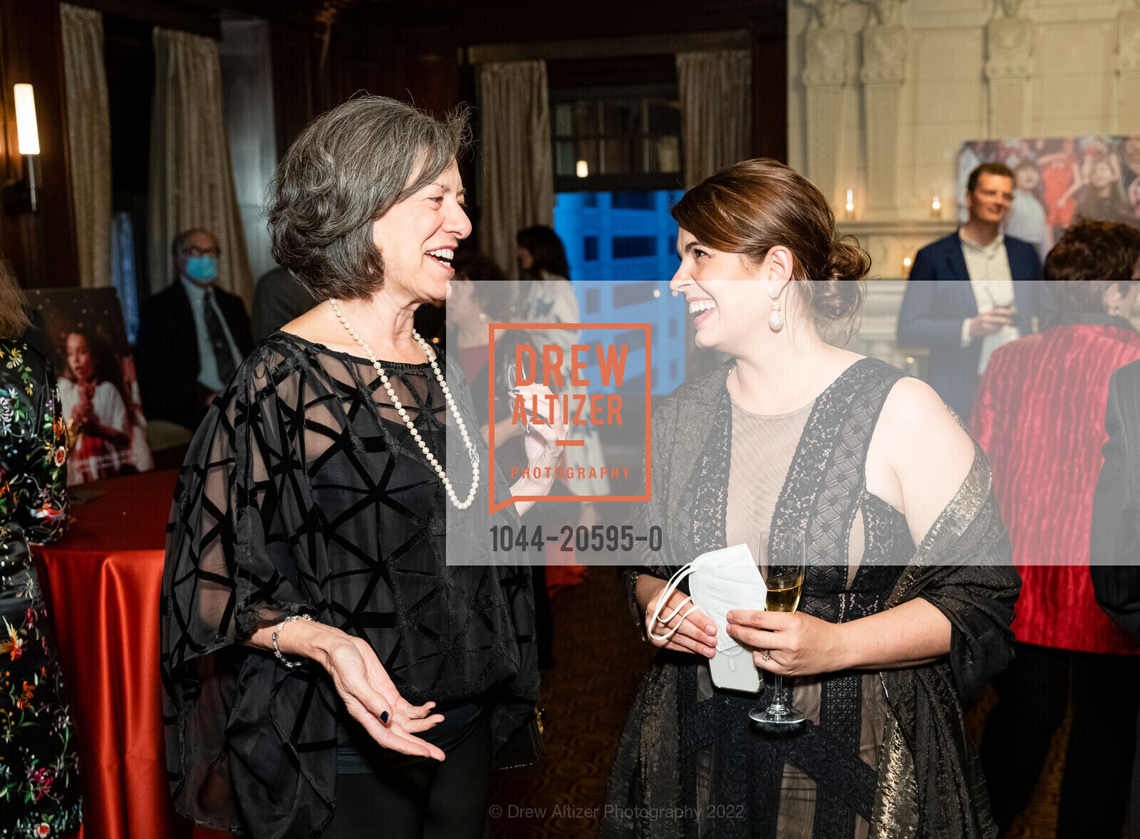 Barbara Kosnar, Julie Rulyak Steinberg, Community Music Center Centennial Gala, The Julia Morgan Ballroomc. 465 California St, March 2nd, 2022, Photo #1044-20595-0 Barbara Kosnar, Julie Rulyak Steinberg, Photo #1044-20595-0