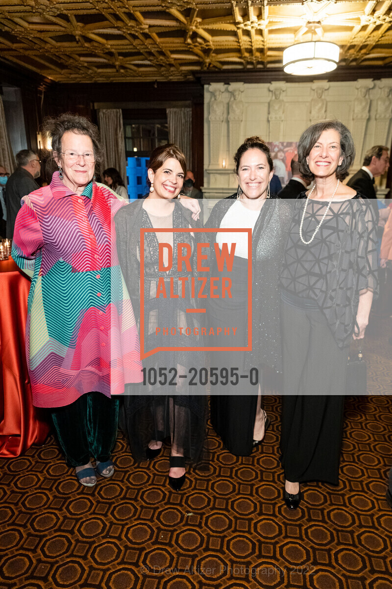 Lucia Bogatay, Julie Rulyak Steinberg, Emily Berger, Barbara Kosnar, Community Music Center Centennial Gala, The Julia Morgan Ballroomc. 465 California St, March 2nd, 2022, Photo #1052-20595-0 Lucia Bogatay, Julie Rulyak Steinberg, Emily Berger, Barbara Kosnar, Photo #1052-20595-0