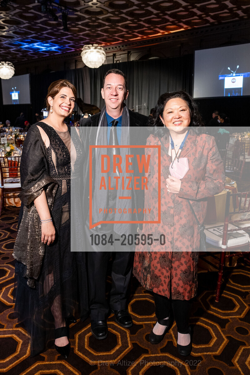 Julie Rulyak Steinberg, Tim Eischens, Kathy Aizawa, Community Music Center Centennial Gala, The Julia Morgan Ballroomc. 465 California St, March 2nd, 2022, Photo #1084-20595-0 Julie Rulyak Steinberg, Tim Eischens, Kathy Aizawa, Photo #1084-20595-0