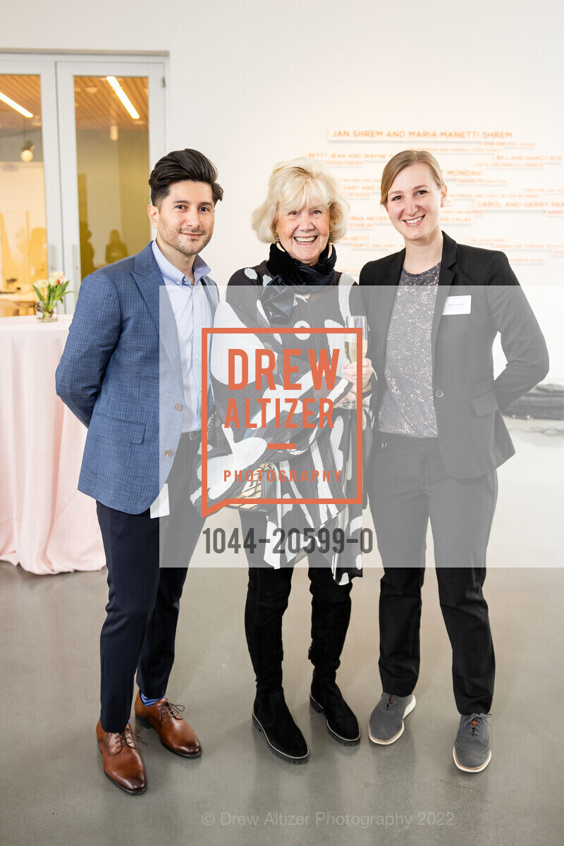 Cesar Chavez, Nancy Roe, Melanie Koch, Honoring Vanguards of Change at Manetti Shrem Museum 2022, Jan Shrem and Maria Manetti Shrem Museum of Art. 254 Old Davis Rd, March 5th, 2022, Photo #1044-20599-0 Cesar Chavez, Nancy Roe, Melanie Koch, Photo #1044-20599-0