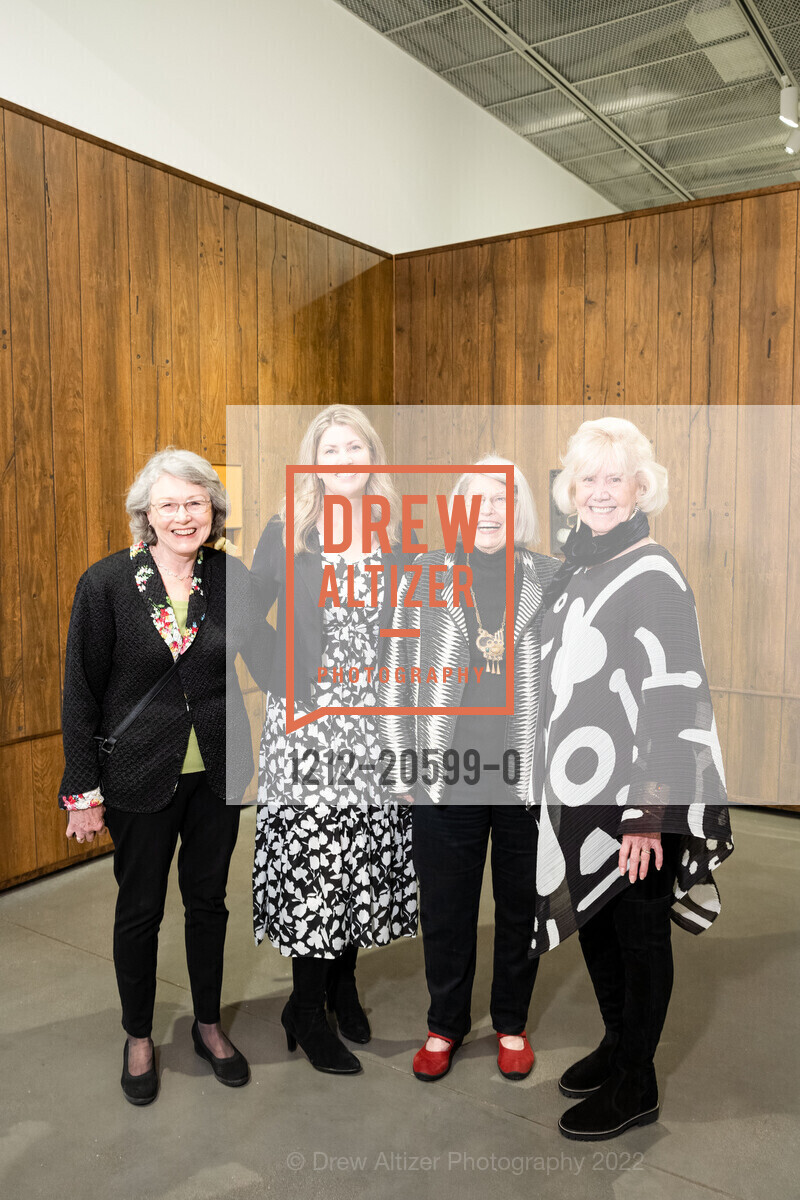 Jo Anne Boorkman, Meghan Zavod, Susan Brady, Nancy Roe, Honoring Vanguards of Change at Manetti Shrem Museum 2022, Jan Shrem and Maria Manetti Shrem Museum of Art. 254 Old Davis Rd, March 5th, 2022, Photo #1212-20599-0 Jo Anne Boorkman, Meghan Zavod, Susan Brady, Nancy Roe, Photo #1212-20599-0