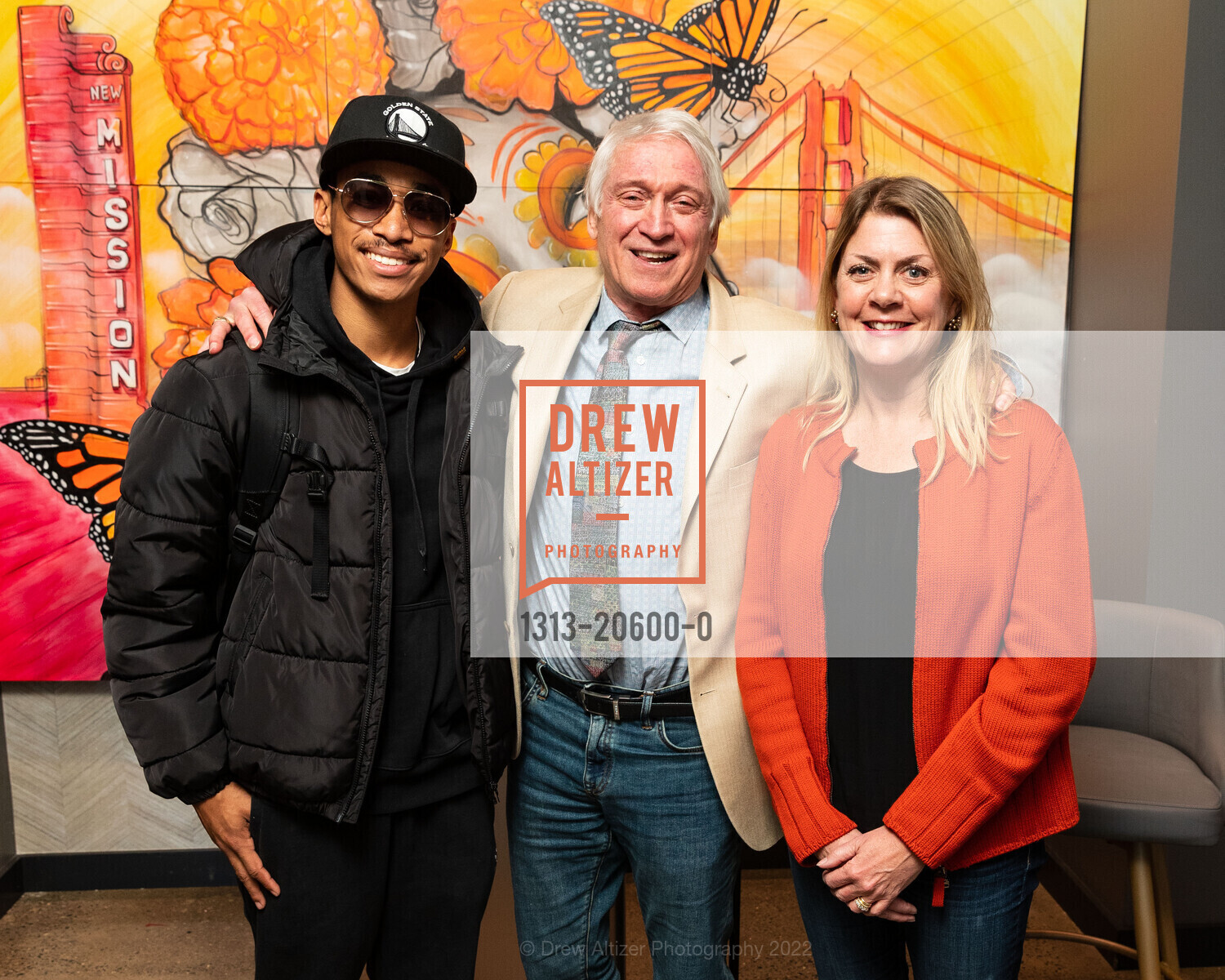 Ricky Watters Jr., Stephen Hinshaw, Pamela Harrington, Bring Change to Mind's 6th Annual SF Student Summit, Oracle Park. 24 Willie Mays Plaza, March 5th, 2022, Photo #1313-20600-0 Ricky Watters Jr., Stephen Hinshaw, Pamela Harrington, Photo #1313-20600-0