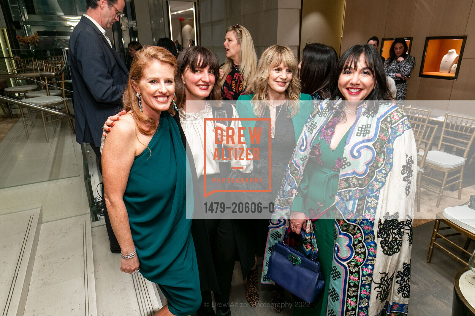 Caroline Lizarraga, Trina Papini, Sheri Evans, Claudia Geoly, Bulgari, BVLGARI. 200 Stockton St, March 8th, 2022, Photo #1479-20606-0 Caroline Lizarraga, Trina Papini, Sheri Evans, Claudia Geoly, Photo #1479-20606-0