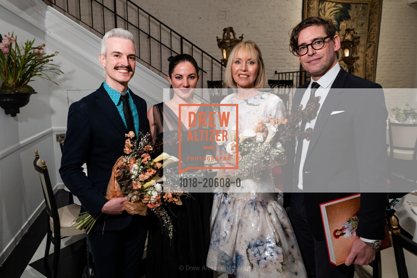 Frederic Aranda, Belinda Johnson, Christine Suppes, Jordan Deschamps-Braly, Villa Taverna hosts California Elegance by Christine Suppes (Private Launch), Villa Taverna. 27 Hotaling Pl, March 10th, 2022, Photo #1018-20608-0 Frederic Aranda, Belinda Johnson, Christine Suppes, Jordan Deschamps-Braly, Photo #1018-20608-0