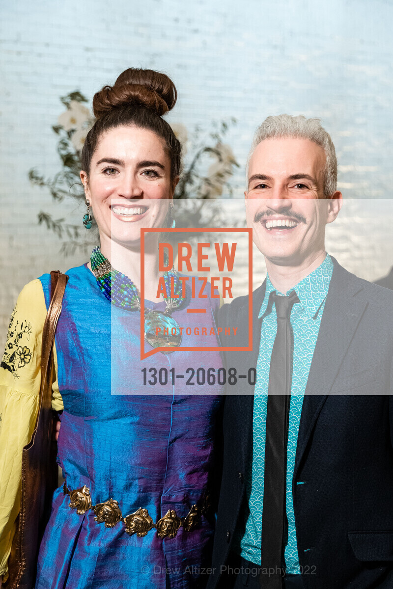 Larissa Archer, Frederic Aranda, Villa Taverna hosts California Elegance by Christine Suppes (Private Launch), Villa Taverna. 27 Hotaling Pl, March 10th, 2022, Photo #1301-20608-0 Larissa Archer, Frederic Aranda, Photo #1301-20608-0