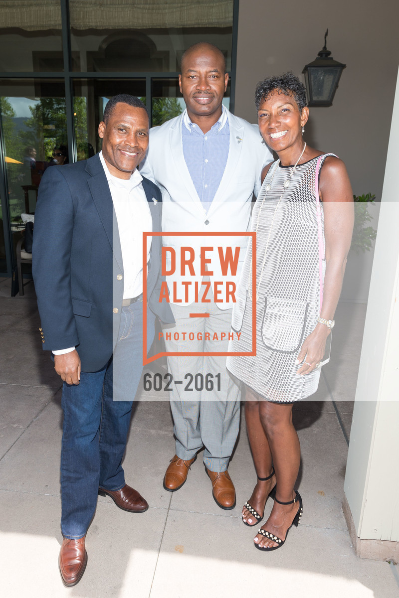 Innocent Shumba, Antonio Okoro, Ricki Fairley, 3rd Annual Culture Shifting Weekend Awards Brunch, Rosewood Sand Hill. 2825 Sand Hill Road, April 23rd, 2017, Photo #602-2061 Innocent Shumba, Antonio Okoro, Ricki Fairley, Photo #602-2061